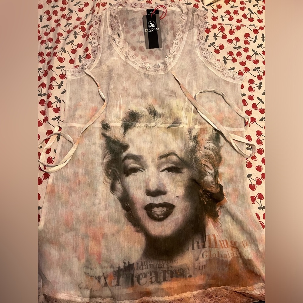 Marilyn Monroe Sheer Top